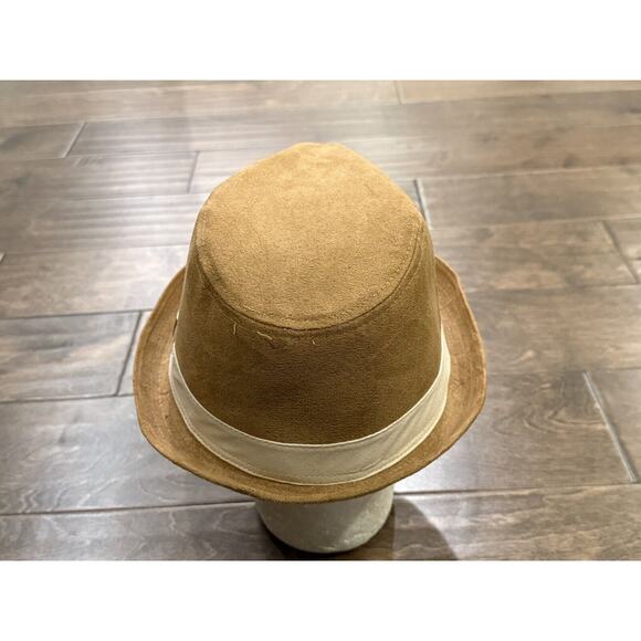 Peter Grimm Fedora Mens Light Brown Casual 100% Polyester Hat Size L/XL Cap - Picture 5 of 8